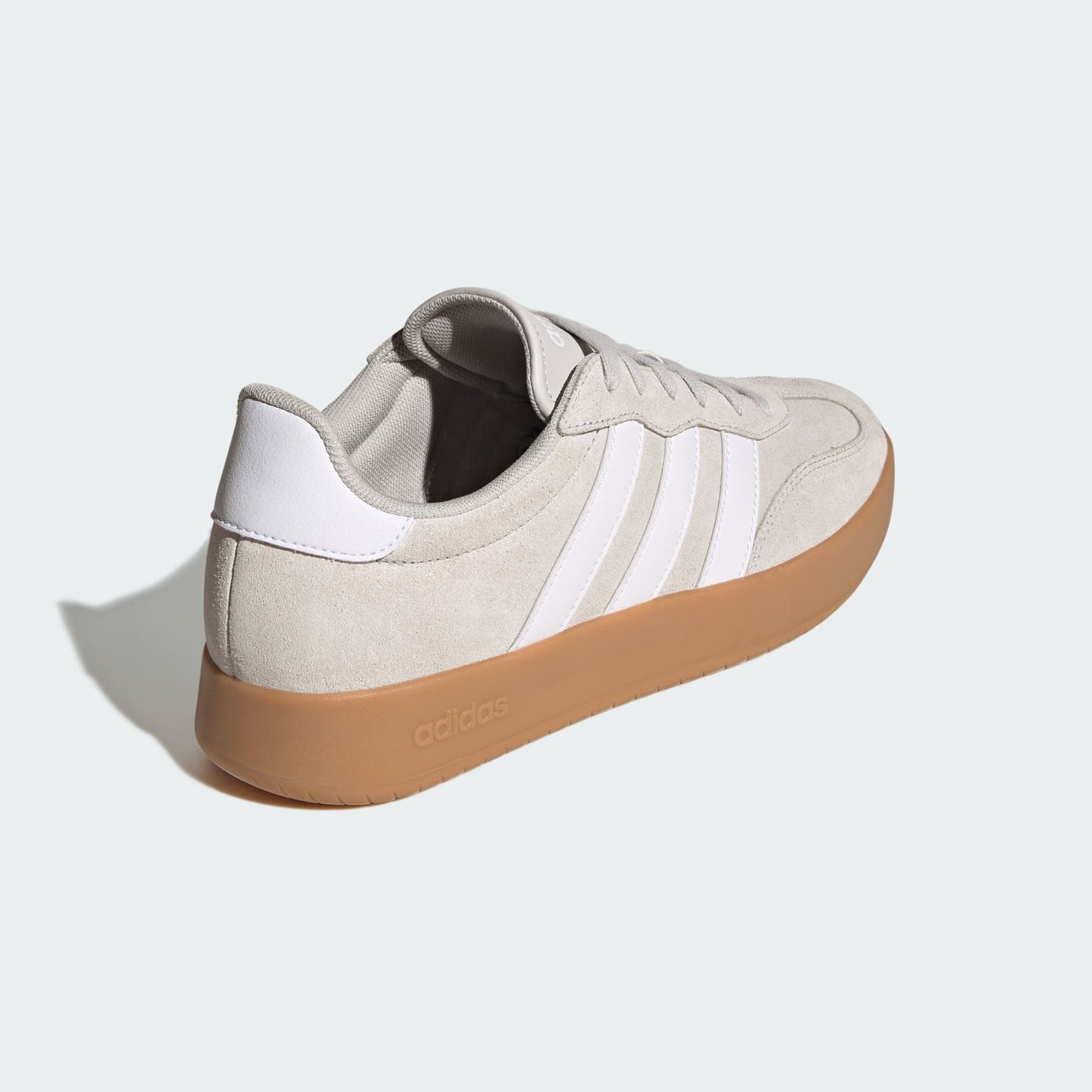 Adidas Barreda Shoes - Color: Grey One / Cloud White / Gum - Size M 10/ W 11