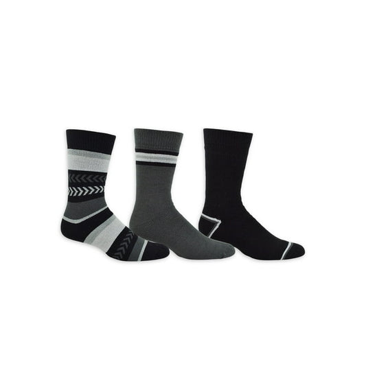 KOD MENS 3PK ACRYLIC HEAT Black Grey
