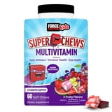 Kids Multivitamin Super Chews, Gummies Alternative with 18 Vitamins, Minerals, & Antioxidants, Multi-Flavor, 60 Chews by Force Factor