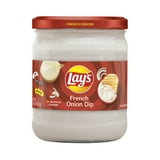 Lay's French Onion Dairy Dip, 15 ounce, Glass Jar