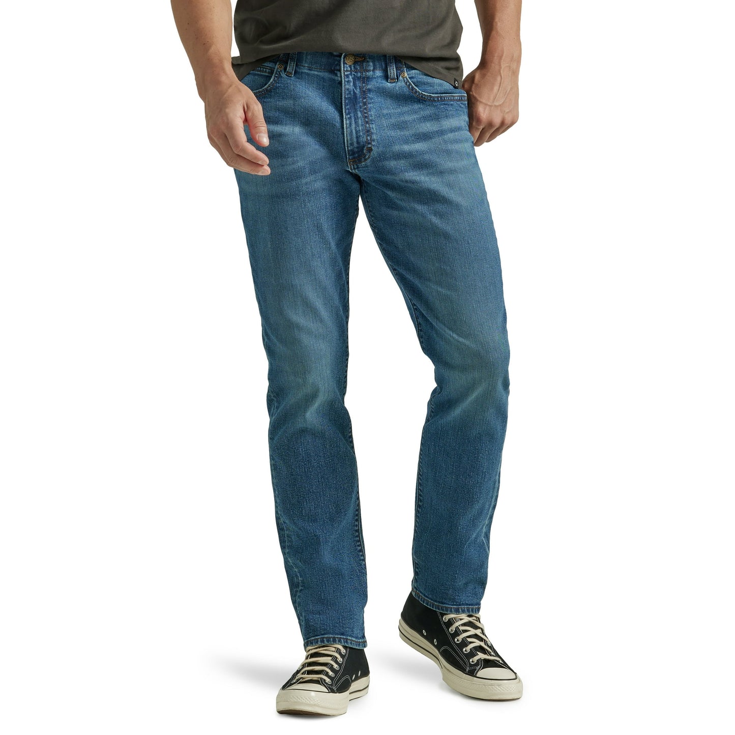 Lee Men's Straight Tapered Denim Jean - 44x30