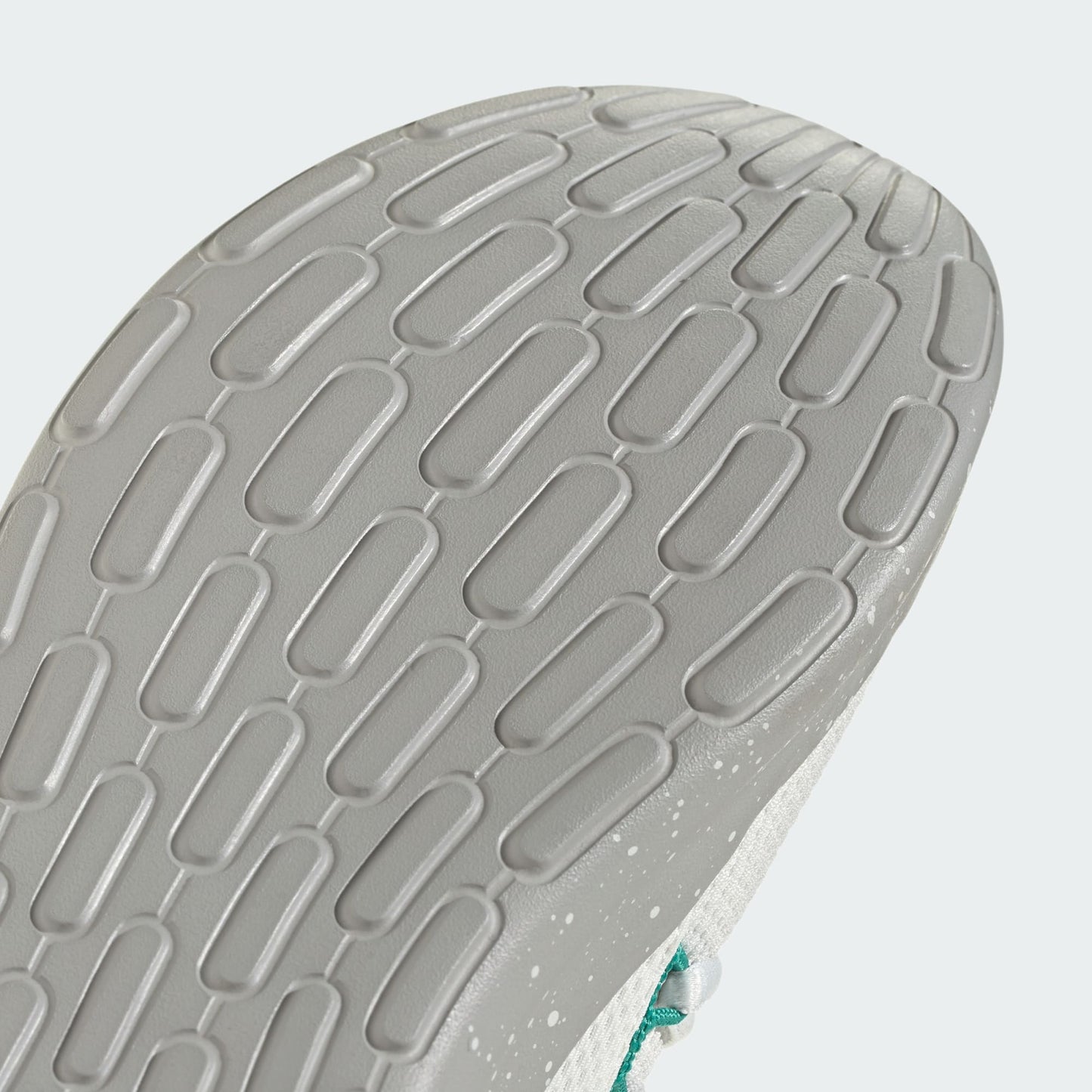 Adidas Lite Racer Adapt 7.0 Shoes - Color Crystal White / Pure Teal / Grey Two - Size M9.5 / W10.5