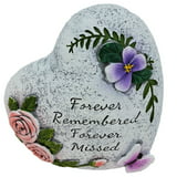 Mainstays 4.75in Outdoor Memorial Heart Stone