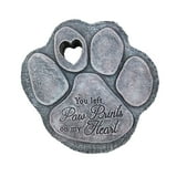 Mainstays 6in Height Paw Print Shape Stepping Stone.