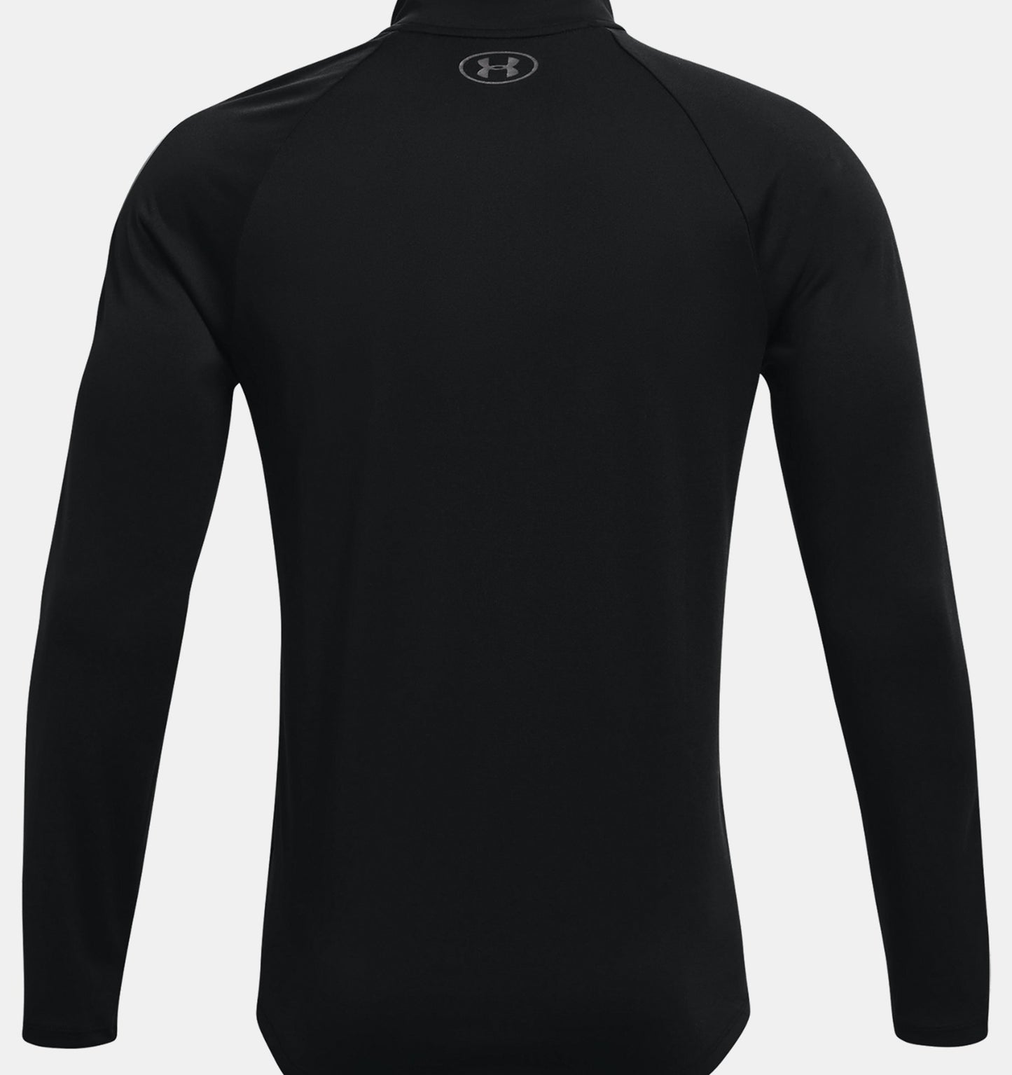 UA Tech™  Men's ½ Zip Long Sleeve-Black / Charcoal -Size M