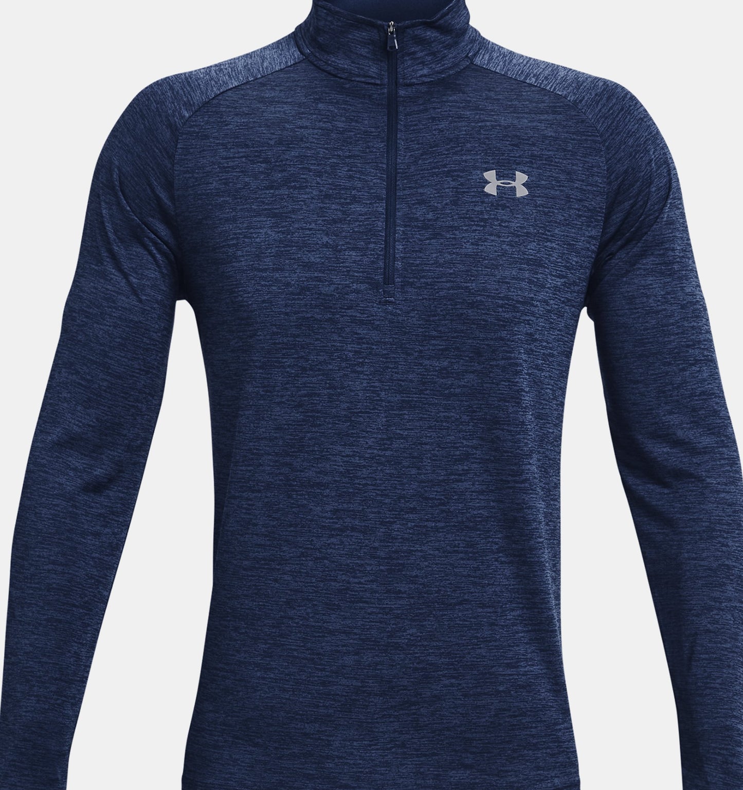 UA Tech™  Men's ½ Zip Long Sleeve-Academy / Steel - Size SM