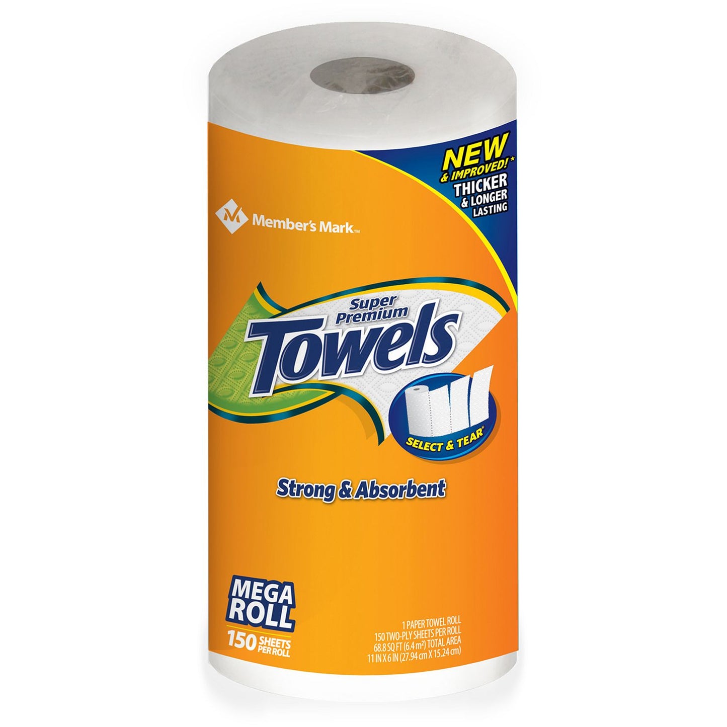 Super Premium Paper Towels Mega Roll