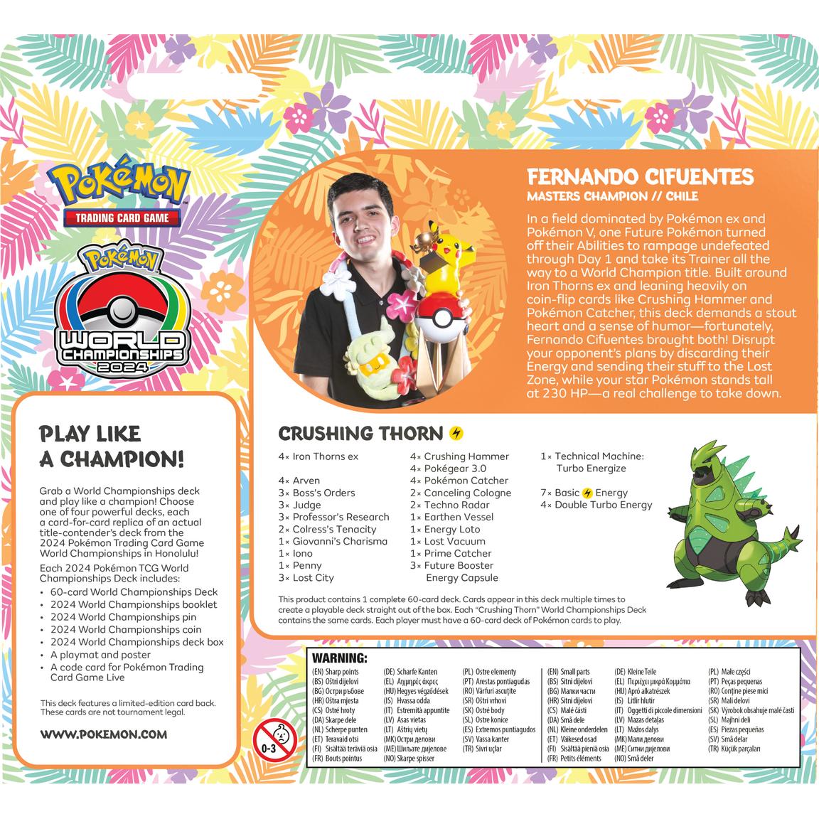 Pokemon Trading Card Game: World Championship Deck 2024 (Styles Vary)
