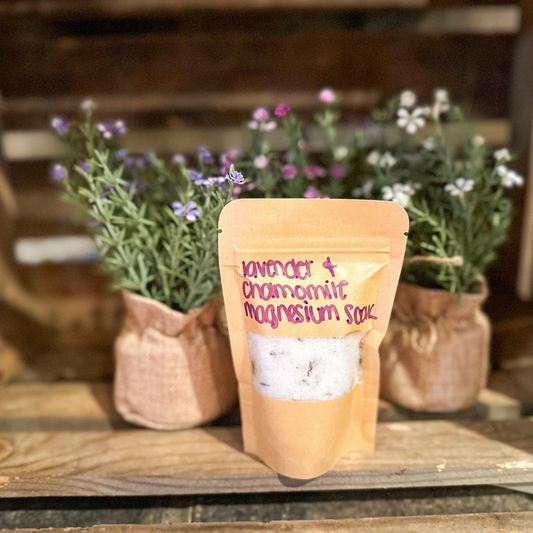 Lavender & Chamomile Magnesium Soak, 8oz