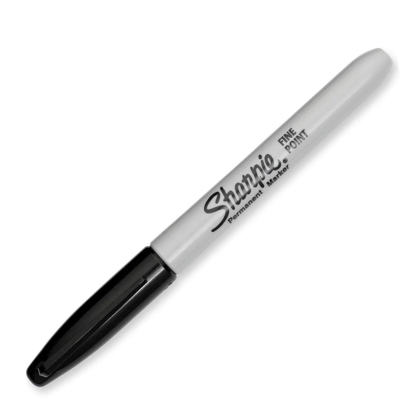 Sharpie Permanent Markers, Fine Point, Black, 2+1 Bonus