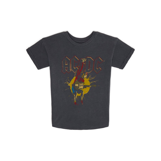 Toddler Boys AC/DC Graphic T-Shirt with Short Sleeves, Size 2T