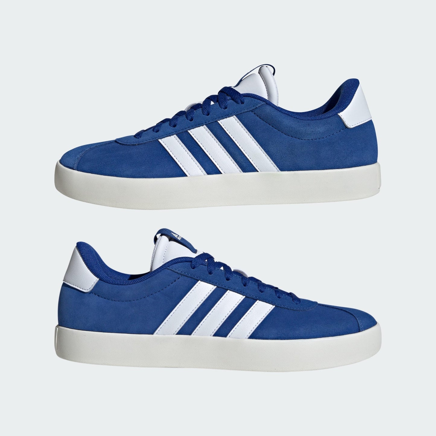 Adidas VL Court 3.0 Shoes - Color: Royal Blue / Cloud White / Off White - Size: M10 / W11
