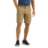 Wrangler Men's and Big Men's Outdoor Performance Side Elastic Waist Short - Color: Elmwood Size: 32