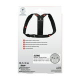 Mueller Sports Medicine Adjustable Posture Support, Black, Unisex, One Size Fits Most,