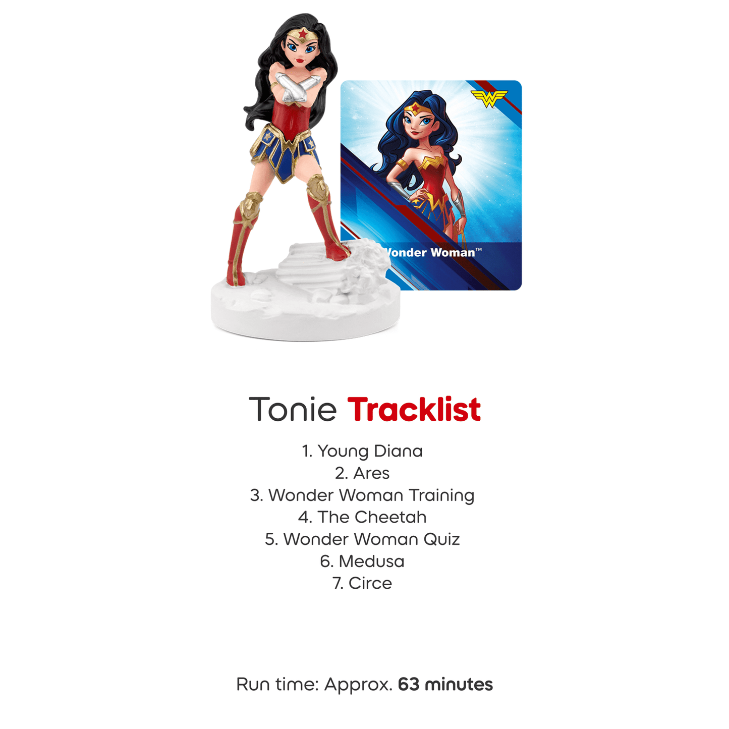 tonies Wonder Woman Audio Toy Figurine, Age Group 5+