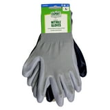 Expert Gardener Men's Large Nitrile Dipped Work / Garden Gloves, 3 Pair