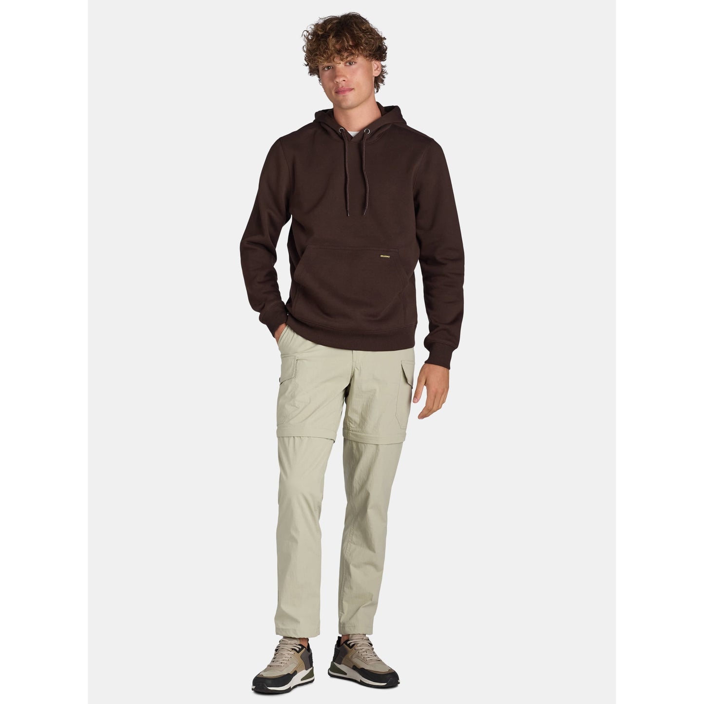Ozark Trail Men's & Big Men's Zip Off Convertible Cargo Pants, Size 30
