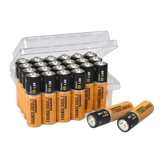 THUNDERBOLT MAGNUM AA Alkaline Batteries, 24 Pack