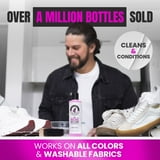 Pink Miracle Shoe Cleaner Kit with Brush - 8 OZ. Fabric Cleaner for Leather, Suede, Nubuck and White Sneakers