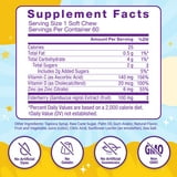 Kids Immune Health Super Chews, Gummies Alternative, Kids Immune Support with Vitamin C, Apple Berry, 60 Chews by Force Factor