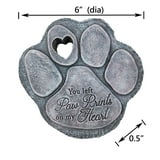 Mainstays 6in Height Paw Print Shape Stepping Stone.