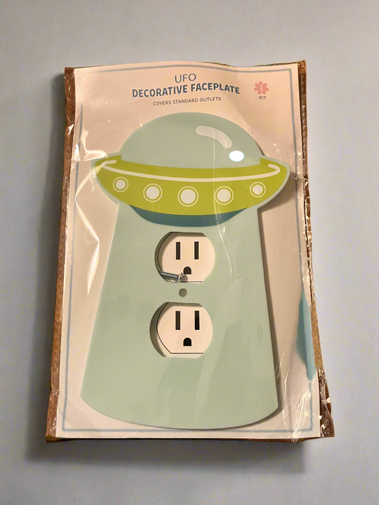 Alien Spaceship Decorative Faceplate Electrical Cover