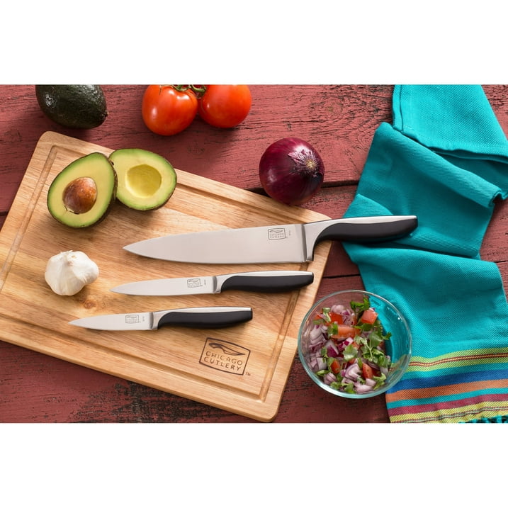 Chicago Cutlery Avondale 16-Piece Kitchen Knife Set with Wood Block