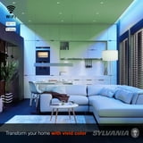 SYLVANIA Wifi Smart Light Bulb, LED 60W Equivalent, Full Color Dimmable A19