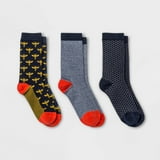 Womens Bee 3pk Crew Socks - Size 4-10 - a New Day™