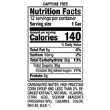 Canada Dry Caffeine Free Blackberry Ginger Ale Soda Pop, 12 fl oz, (1 Can)