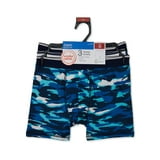 Wonder Nation Boys Camo Boxer Brief Underwear, 3-Pack, Sizes S-XL