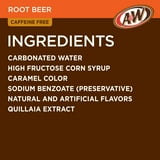 A&W Root Beer Soda Pop, 16.9 fl oz, 1 Bottle