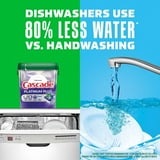 Cascade Platinum Dishwasher Pods, Action Pacs Dishwasher Detergent, Dishwasher Tabs, Lemon, 62 Count