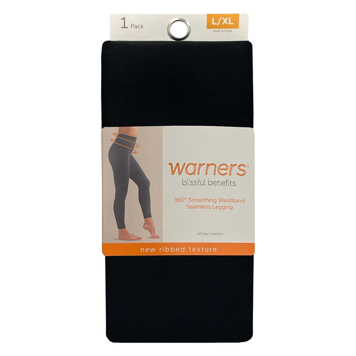 Warner's Women's Seamless Twill Shaping Legging, 1-Pack (2X-3X)