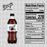Barq's Root Beer Soda Pop, 20 fl oz Bottle