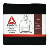 Reebok Men's & Big Men's Logo Fleece Hoodie Sweatshirt, Black- Size SM