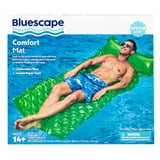 Bluescape Green Neon Comfort Inflatable Water Mat, Pool Float, Age 14 & up, Unisex