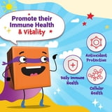 Kids Immune Health Super Chews, Gummies Alternative, Kids Immune Support with Vitamin C, Apple Berry, 60 Chews by Force Factor