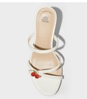 Women's Brodie Charm Strappy Heels with Memory Foam Insole - Wild Fable™ Ivory 10