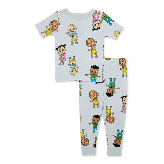 Cocomelon Toddler Snug-Fit Pajama Set, 2 Piece, Size 12M