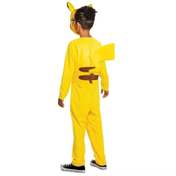 Pokémon Pikachu Kids' Classic Halloween Costume Jumpsuit M (7-8)