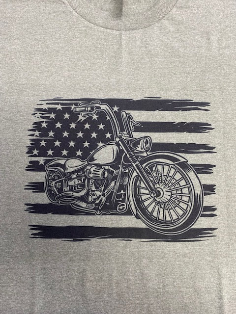 "Biker Flag" Shirt - Unisex Sizing