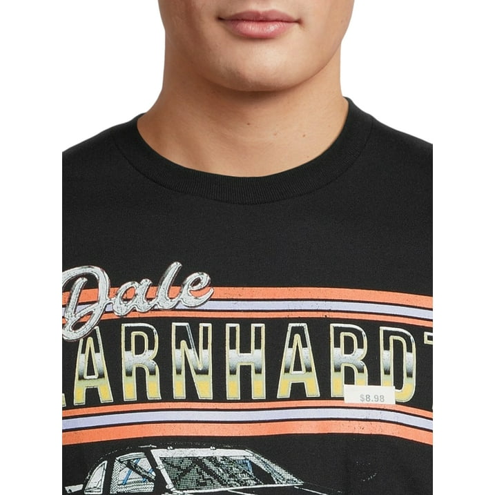 NASCAR Men's Dale Earnhardt Cotton Graphic Tee with Short Sleeves, Size S