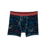 Wonder Nation Boys Boxer Brief Gaming Underwear, 3-Pack, Sizes S-XL