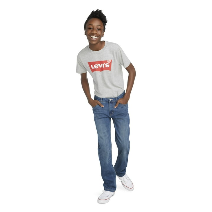 Levis Boys 511 Slim Flex Stretch Jeans in Size 16 - Well Worn Eco