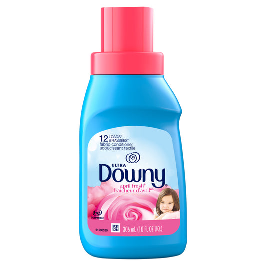 Downy April Fresh Liquid Fabric Conditioner (Fabric Softener), 12 Loads 10 fl oz