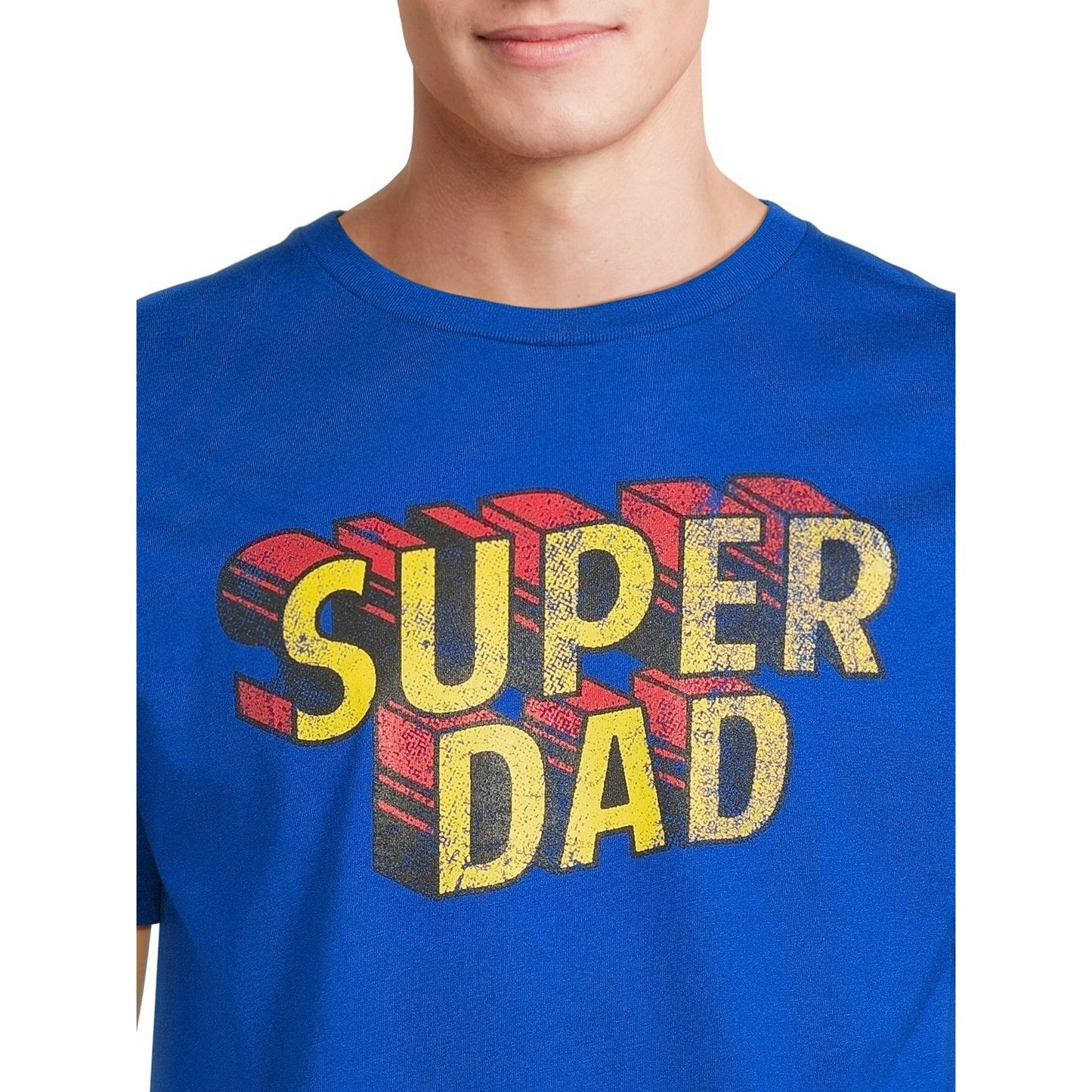 Men's Father's Day Super Dad Sketch Graphic Tee, Short Sleeve Crewneck Shirt from Way to Celebrate, Sizes S-3XL