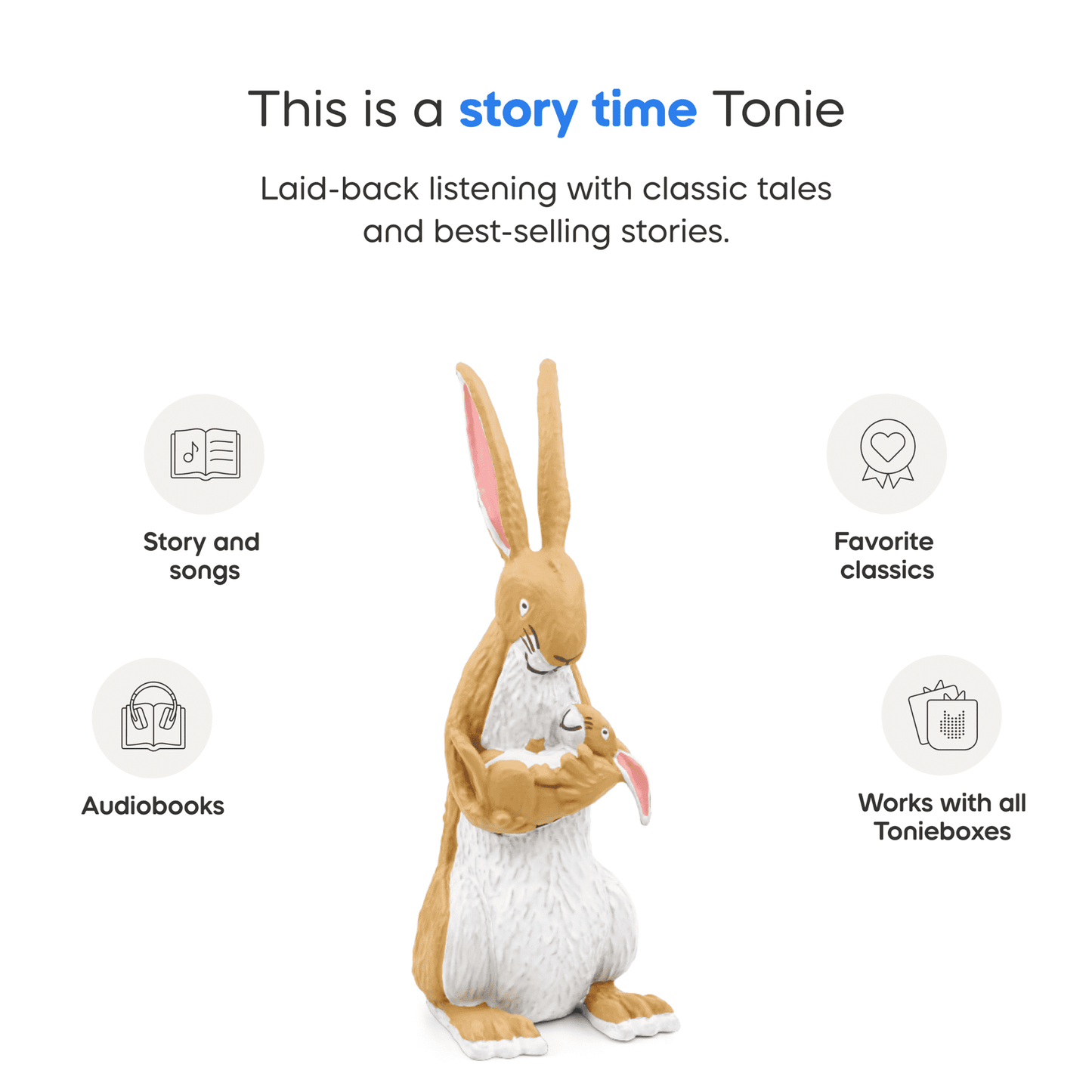 tonies Guess How Much I Love You Audio Play Figurine for Portable Speaker, Ages 3+