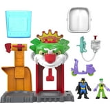 Imaginext DC Super Friends Batman Playset with Color Changing Action, The Joker Funhouse