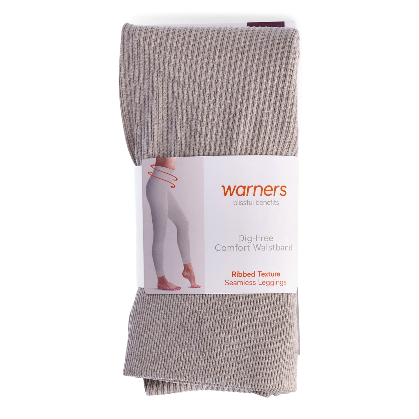 Warner's Women's Seamless Ribbed Leggings, 1-Pack (XS)